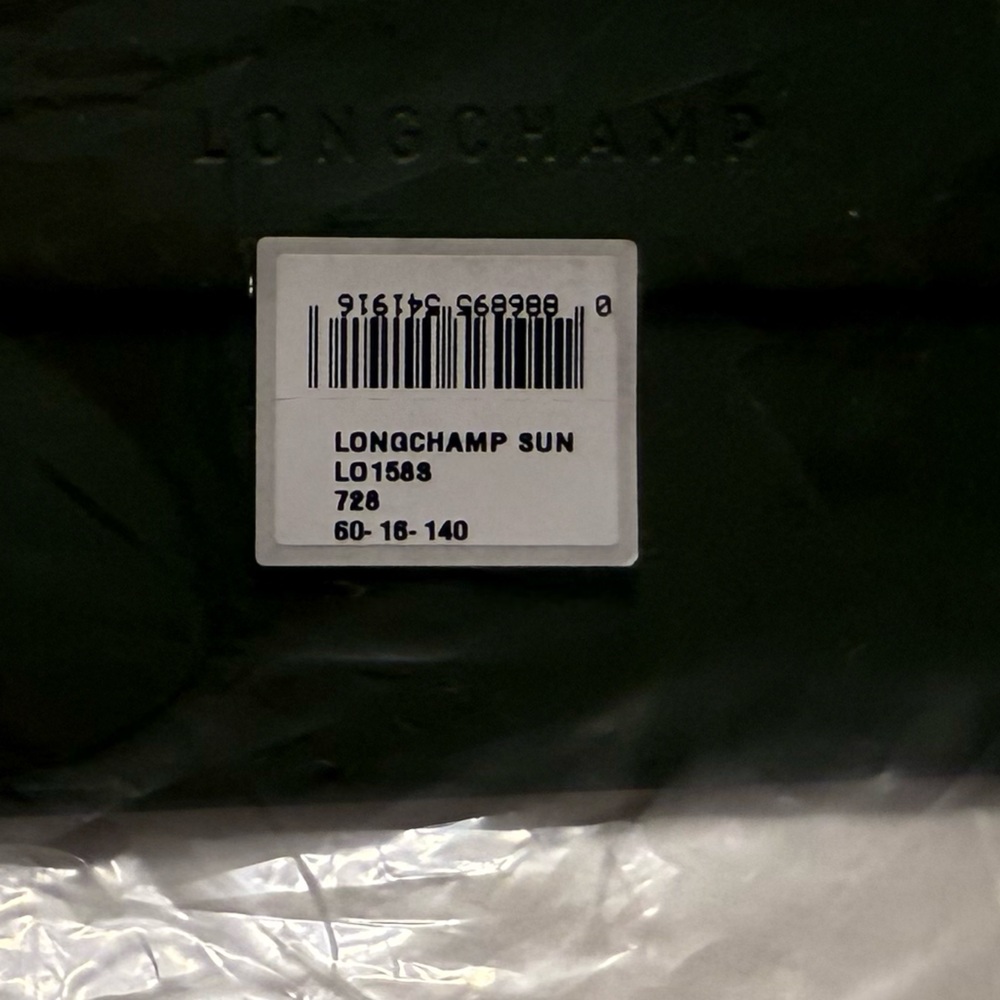 Longchamp Black and Gold Sunglasses - Picture 8 of 12